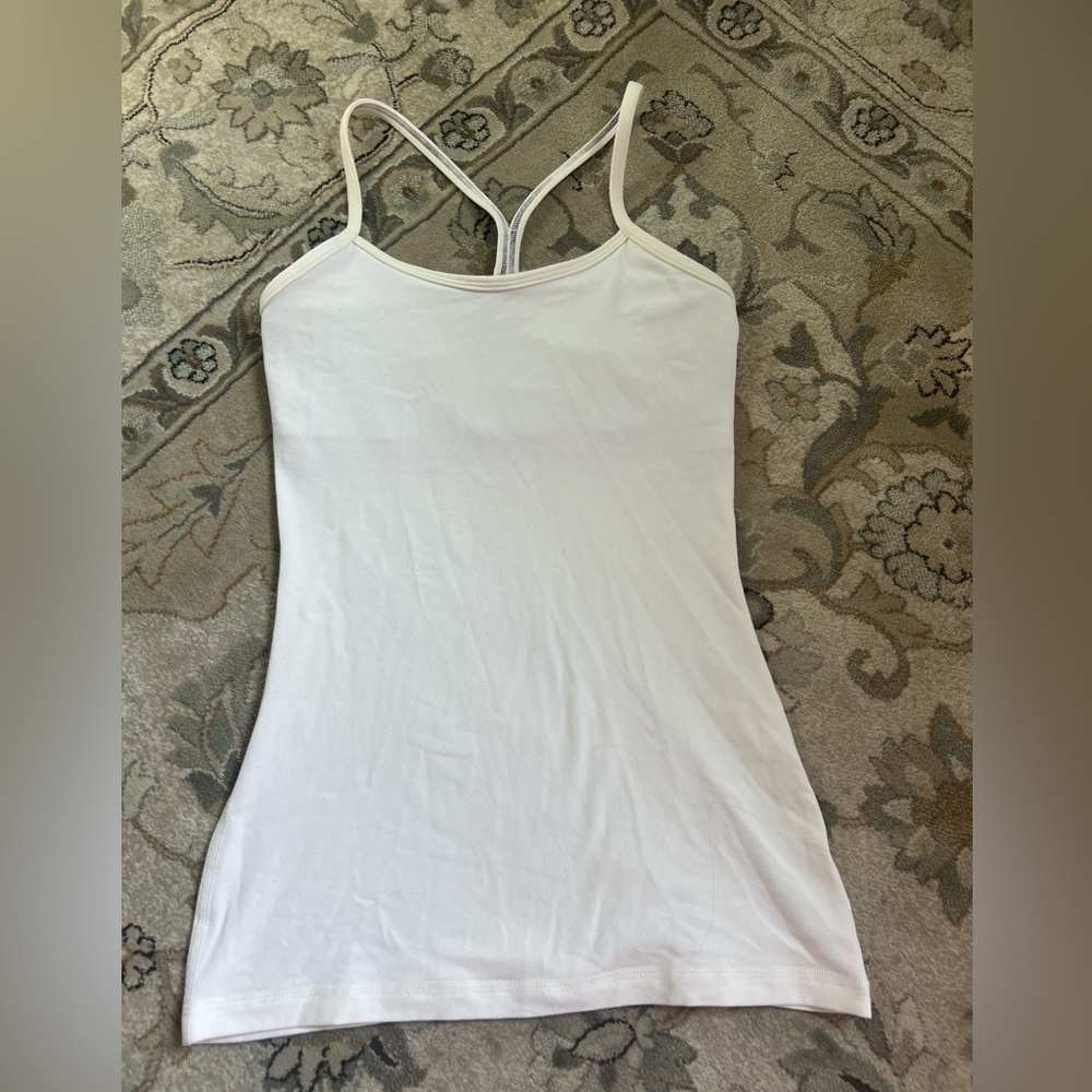 LULULEMON y strap tank in white